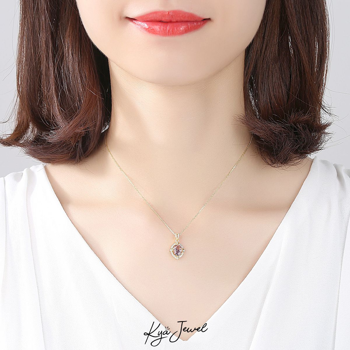 Bộ trang sức đá cam nhạt khảm vàng