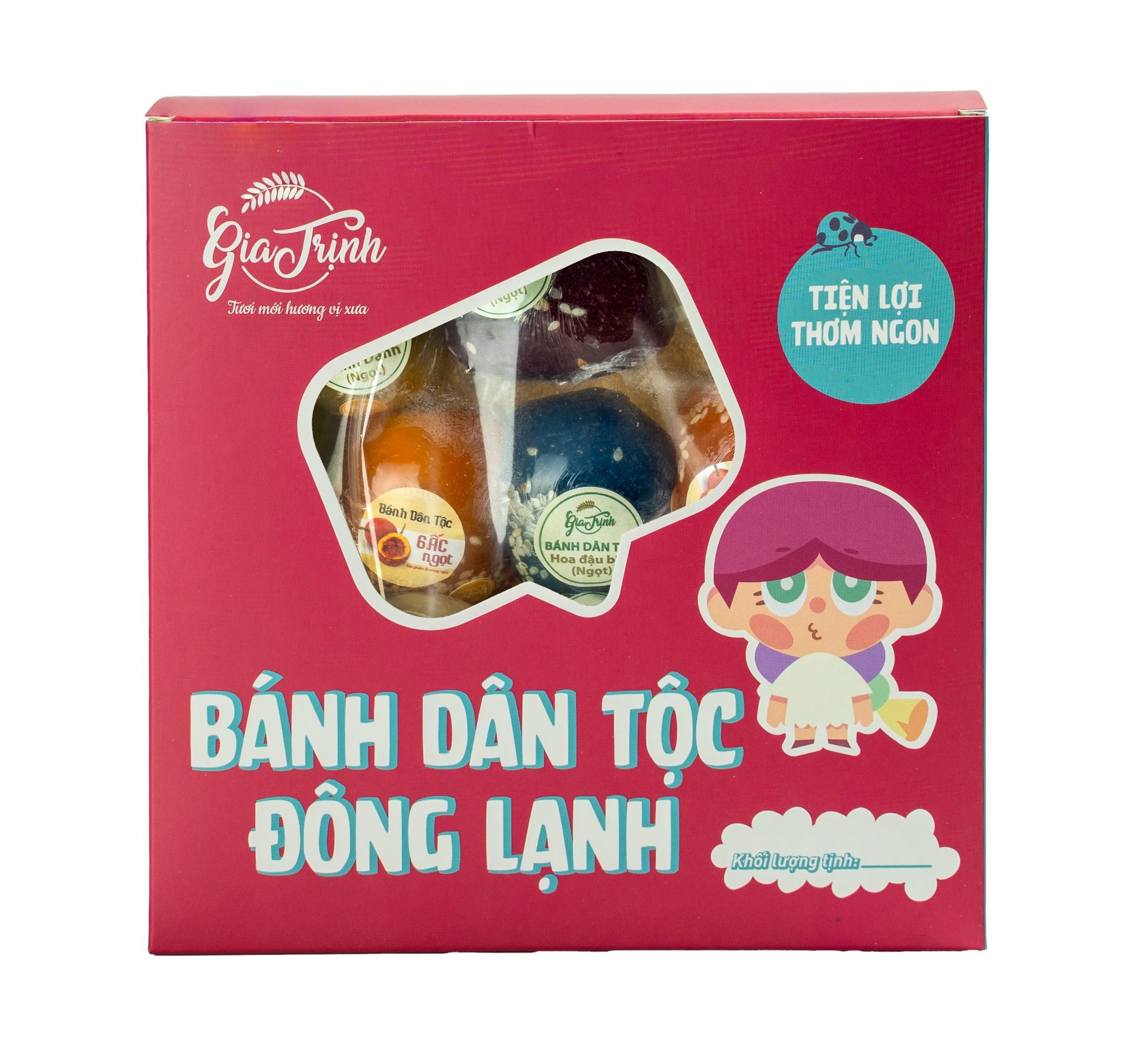 Hộp bánh dân tộc đông lạnh