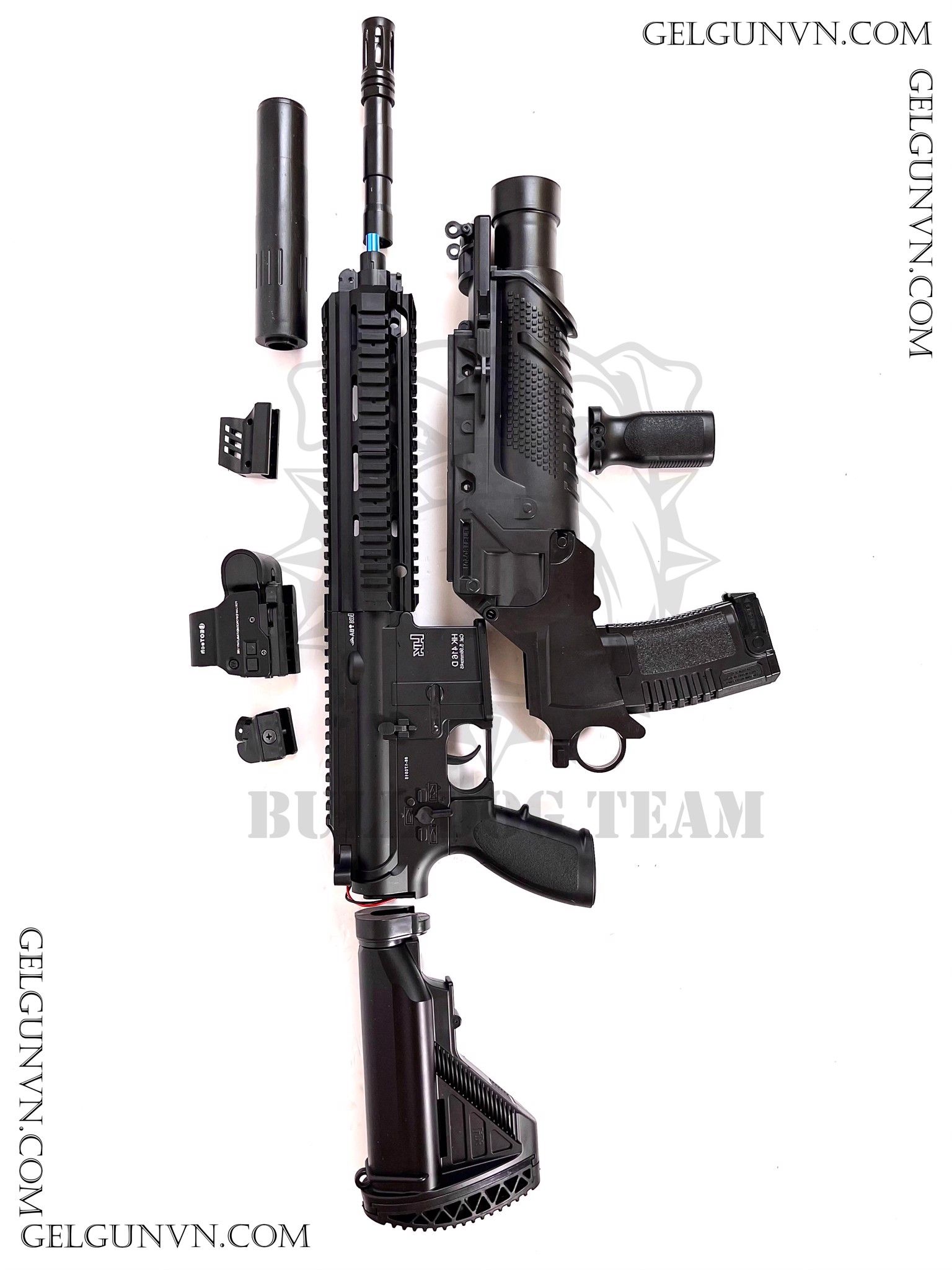 Súng Đạn Thạch Hk 416 D FULL OPTION - Có Sẵn Hàng