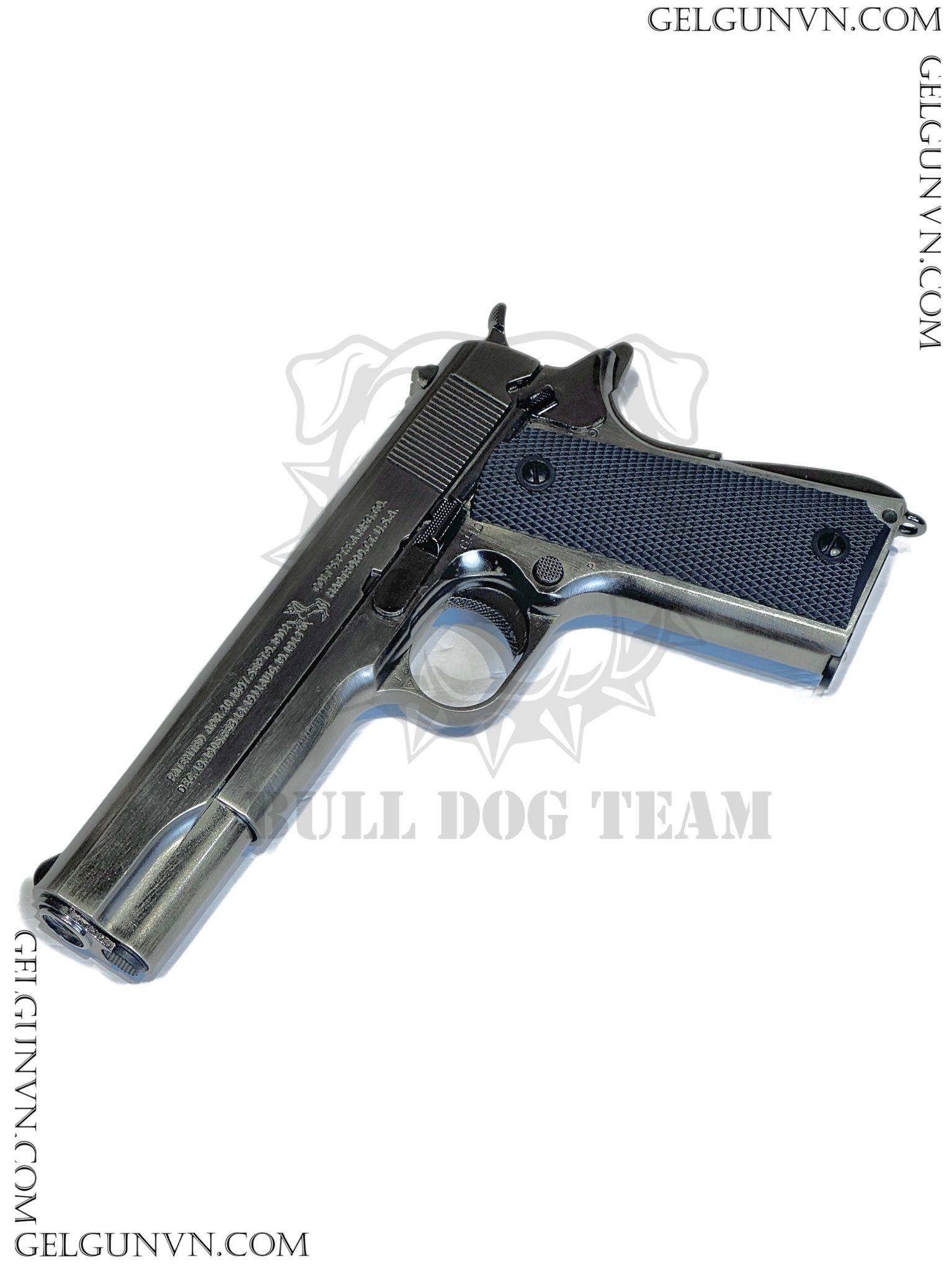  SÚNG ĐẠN THẠCH M1911 97% KIM LOẠI MÀU KHÓI - CÓ SẴN HÀNG 