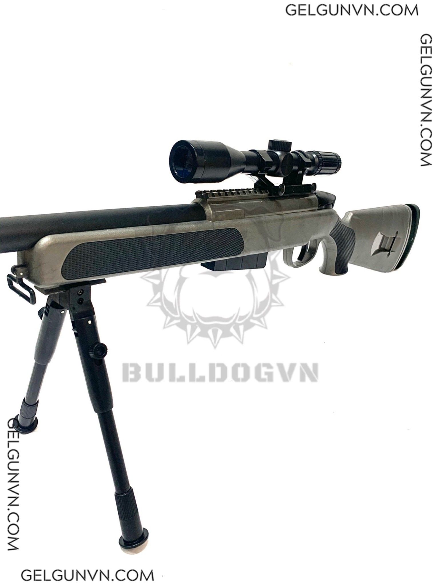 Súng Đạn Thạch M24 - Tactical - Bạc