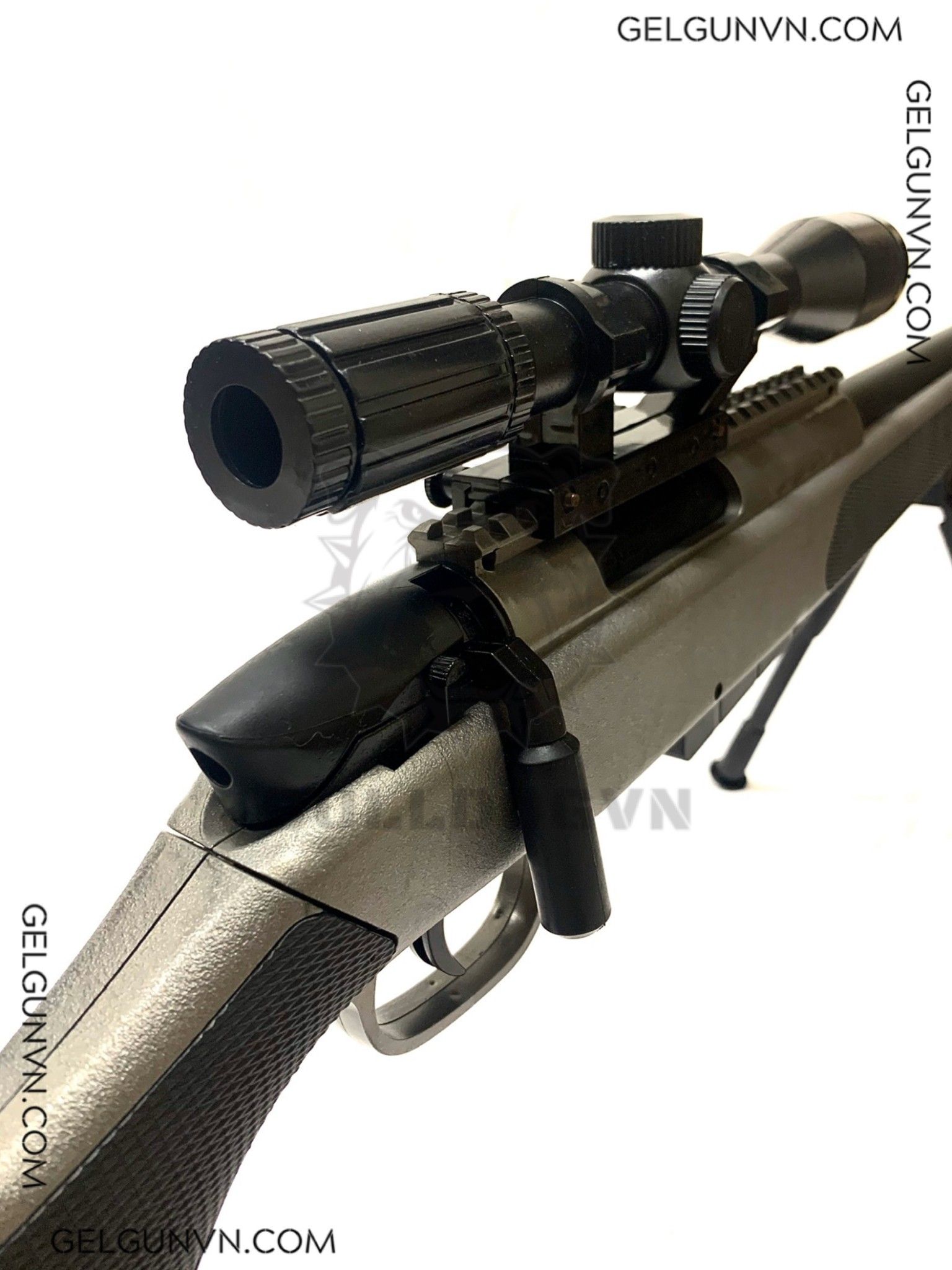 Súng Đạn Thạch M24 - Tactical - Bạc