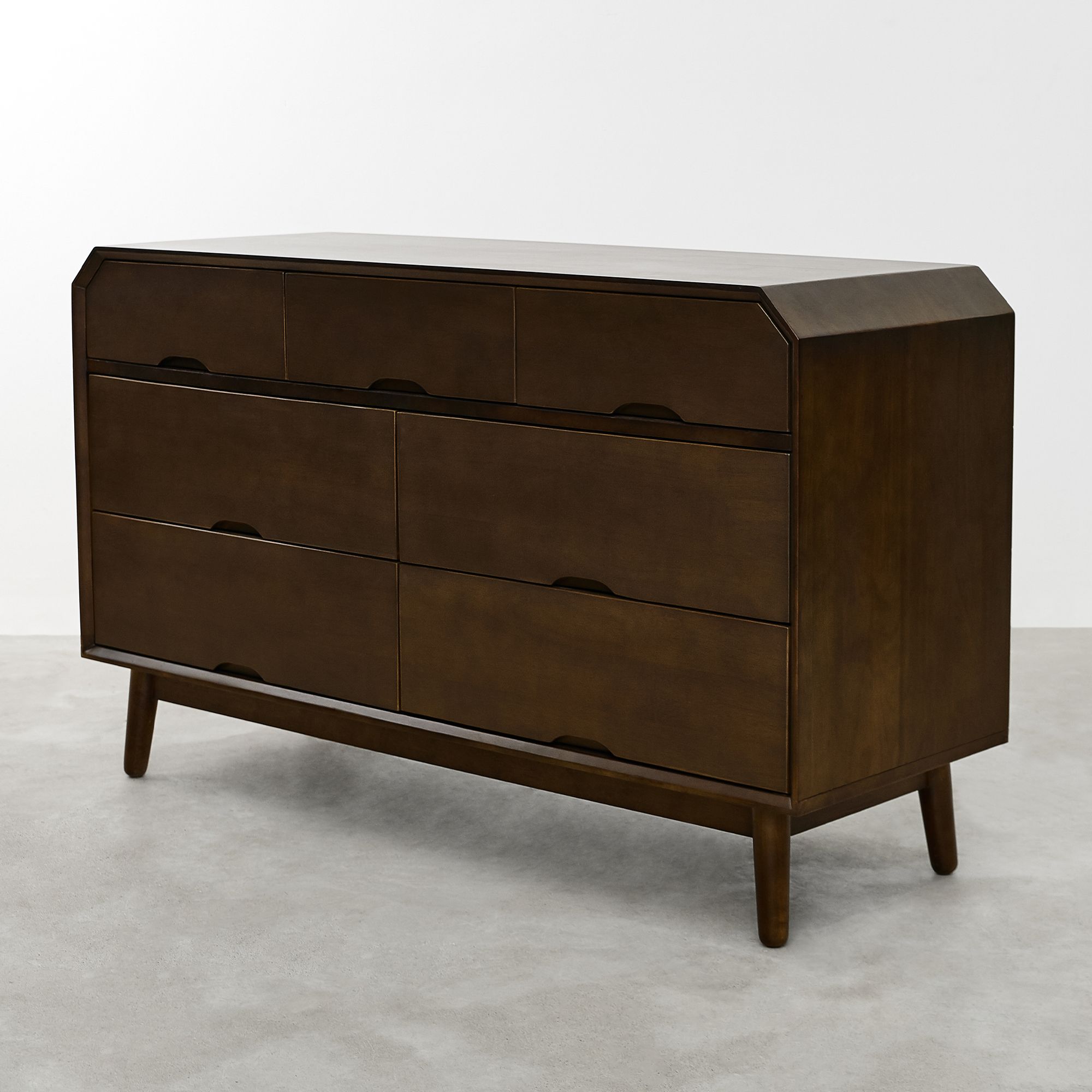 Tủ Calibri 130 - Dark Walnut