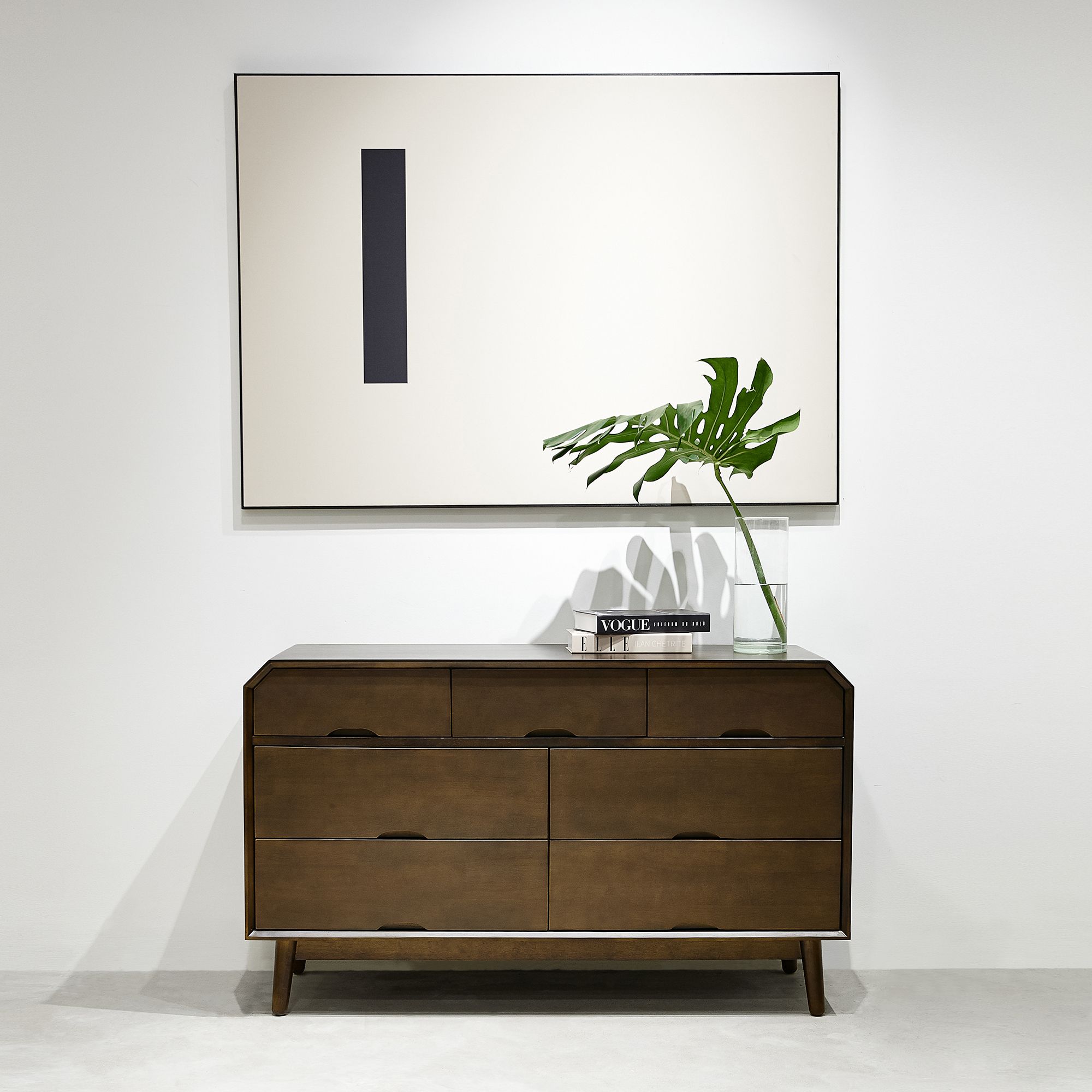 Tủ Calibri 130 - Dark Walnut