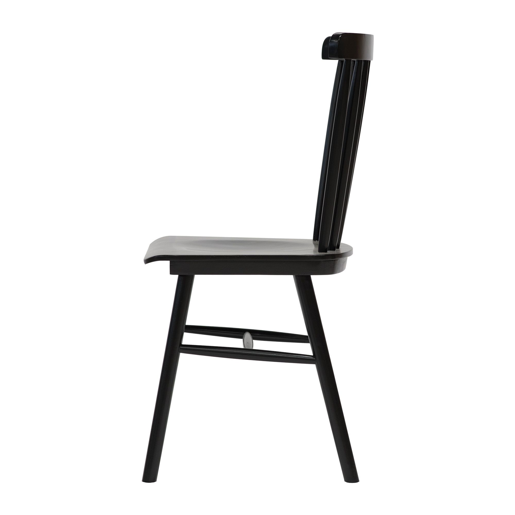 Bộ Bàn Ăn 24 - Dark Walnut & Black