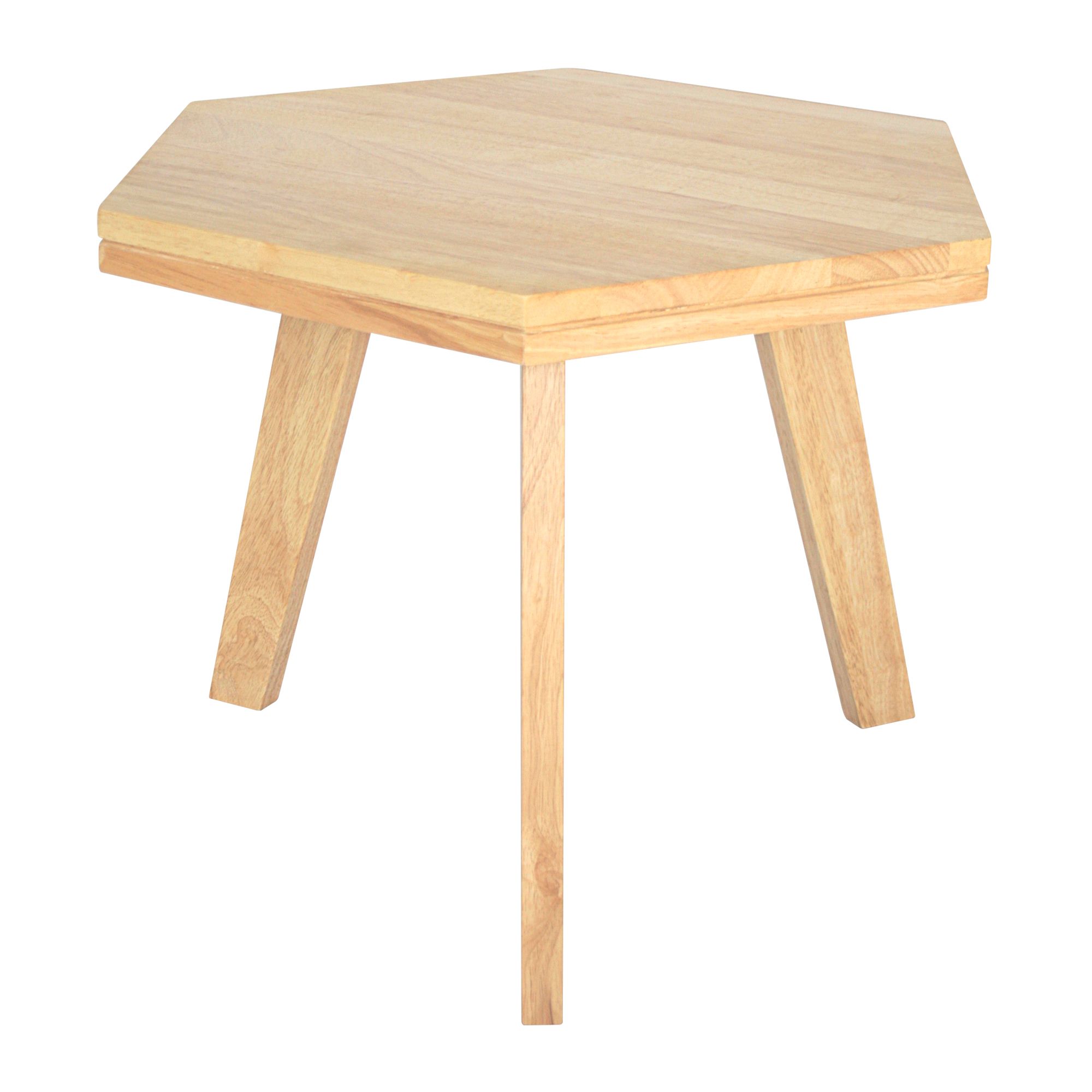 BÀN GỖ HEXAGON - NATURAL