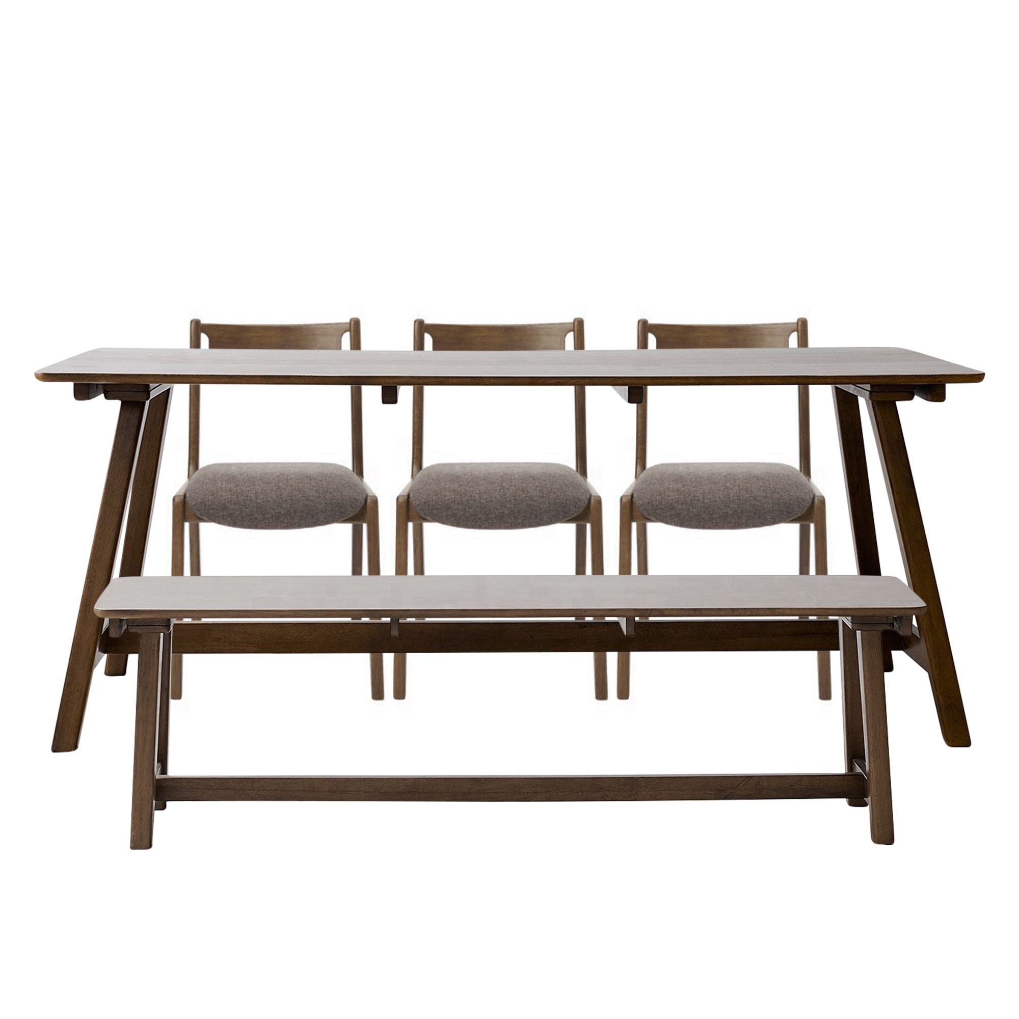 Bộ Bàn Ăn 39 - Dark Walnut