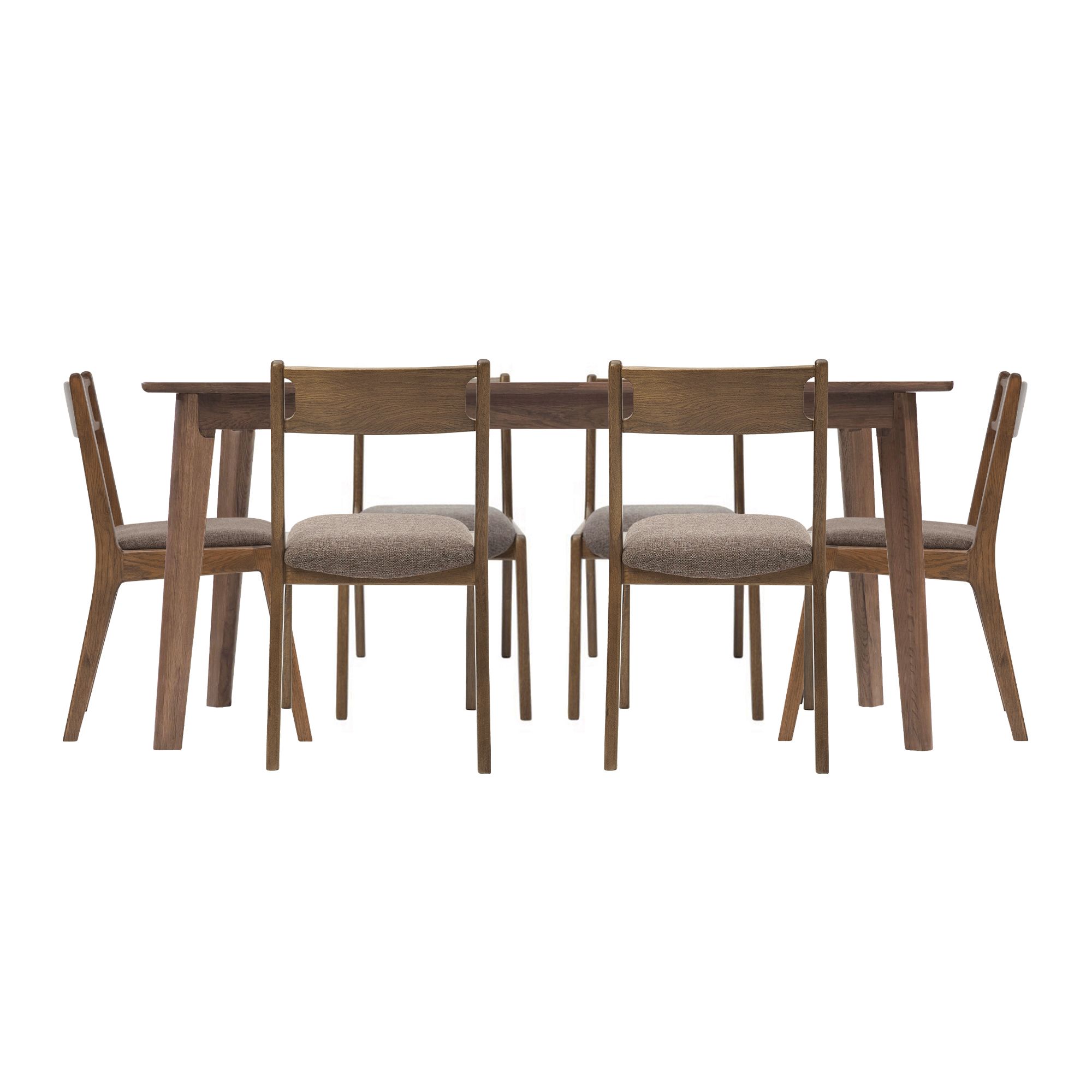Bộ Bàn Ăn 40 - Dark Walnut