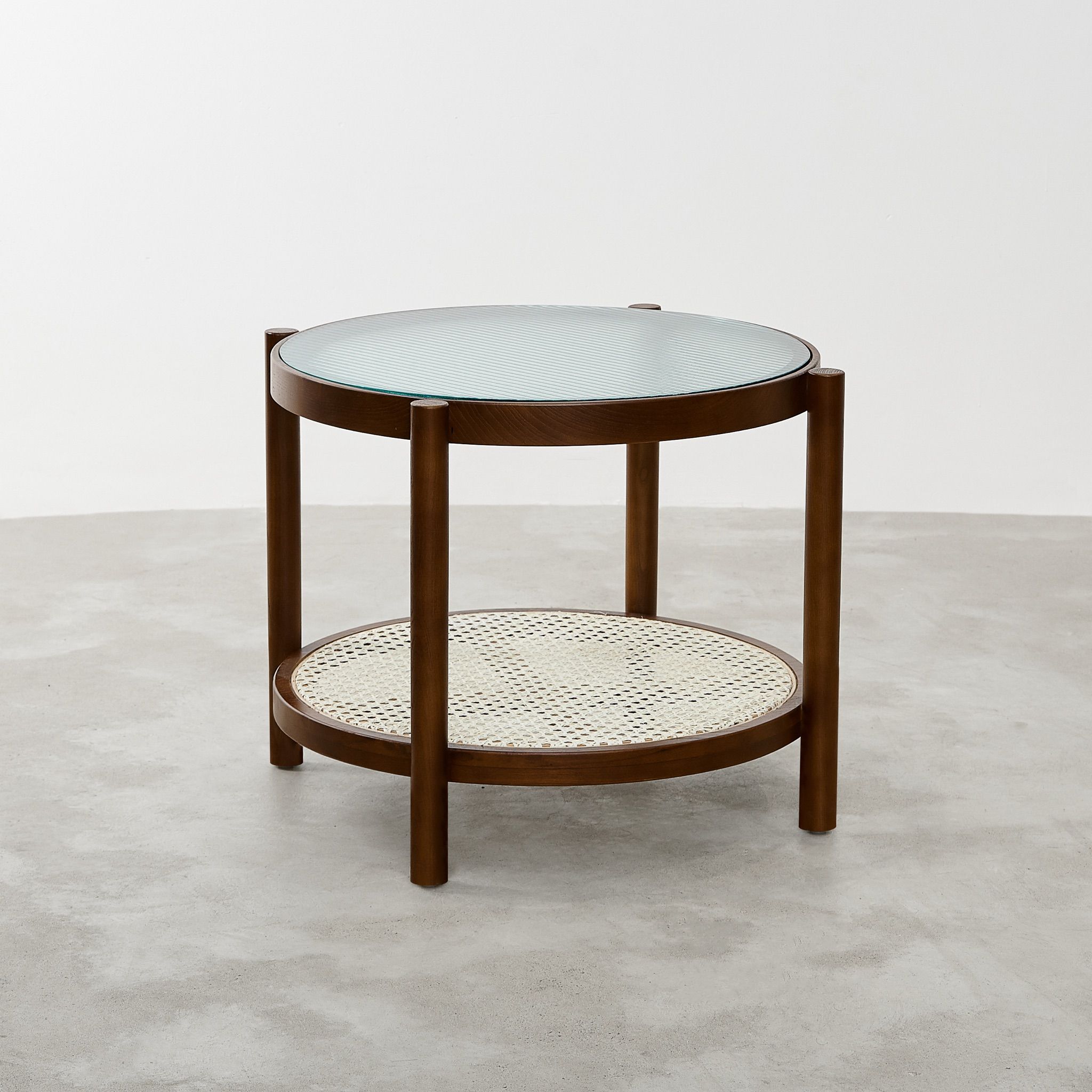 Bàn Rattan - Dark Walnut