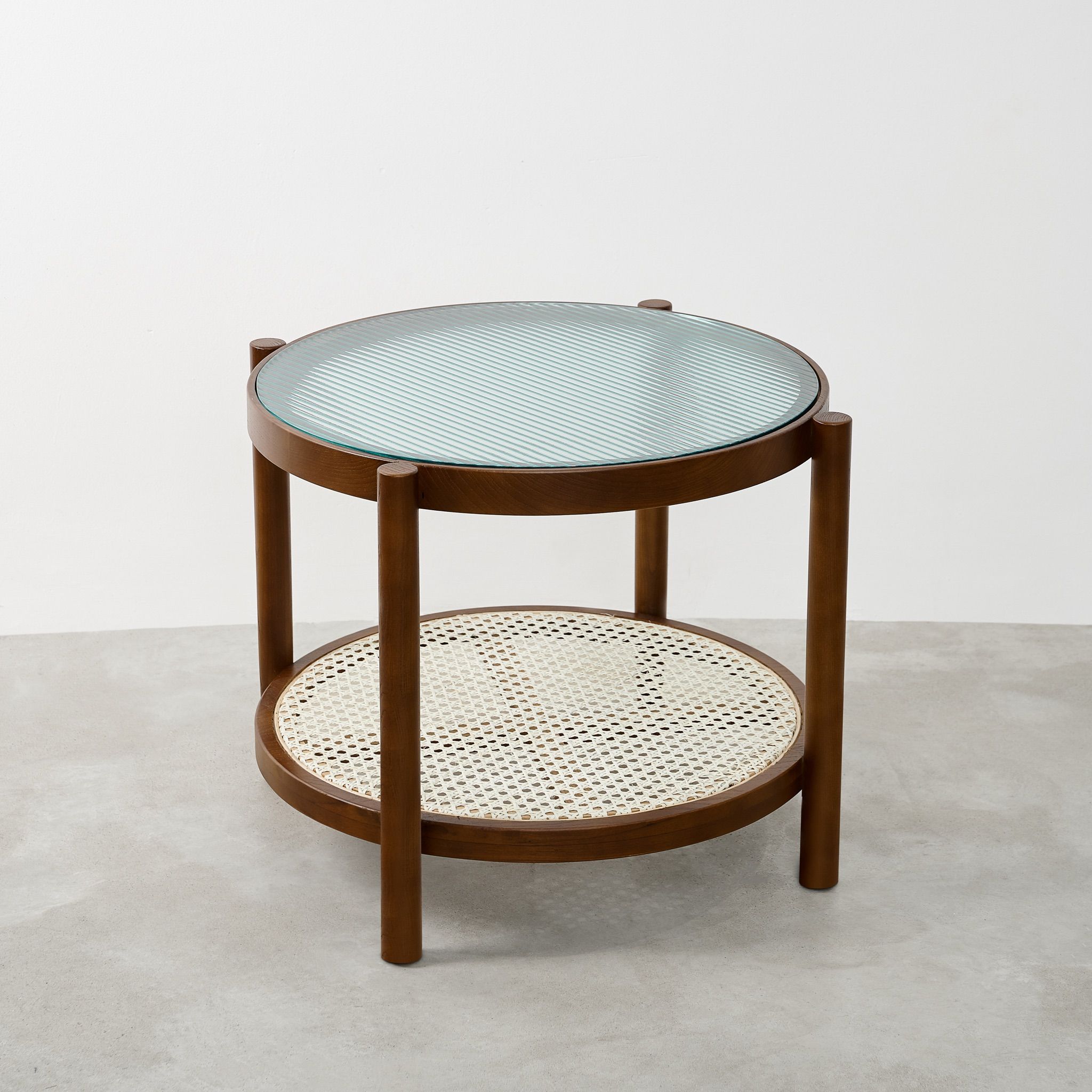 Bàn Rattan - Dark Walnut