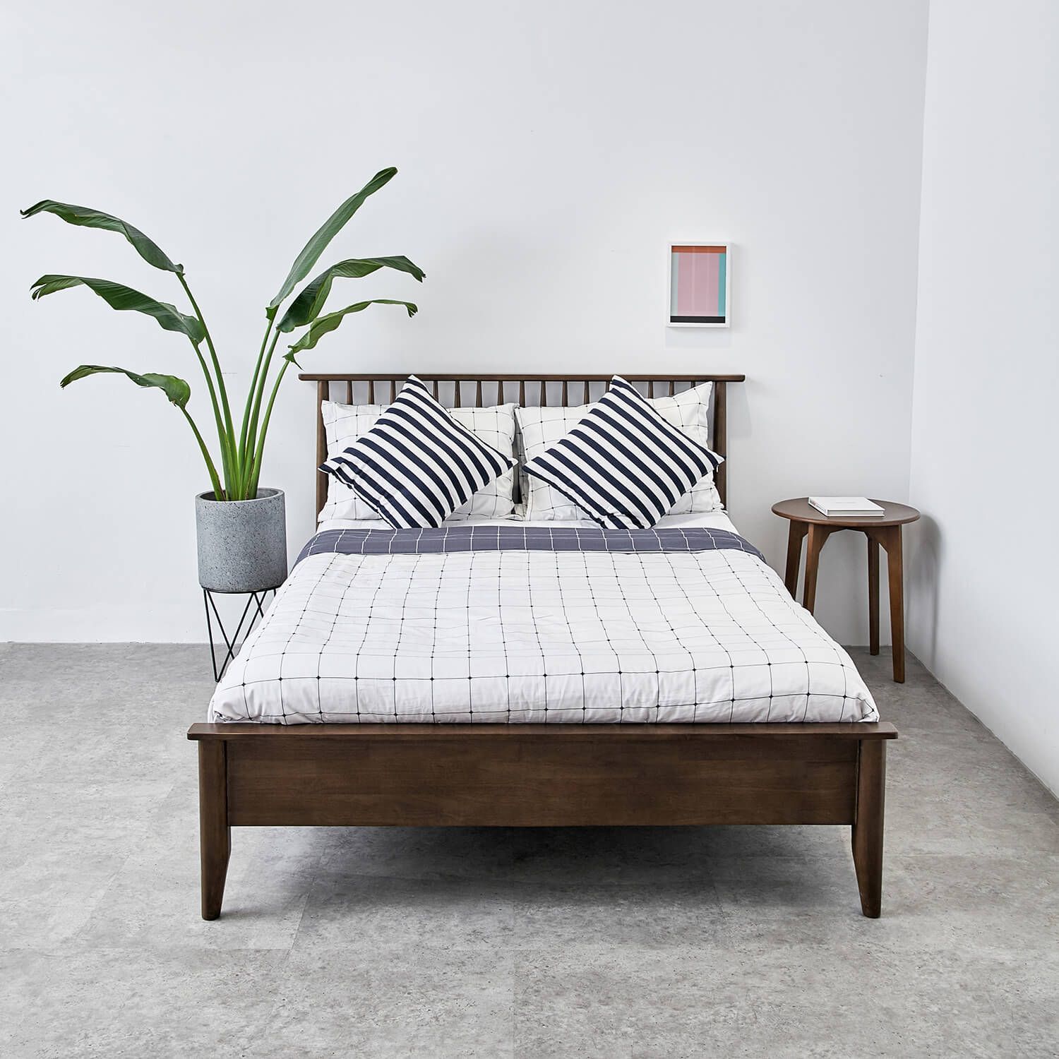 Giường Cloud - Walnut