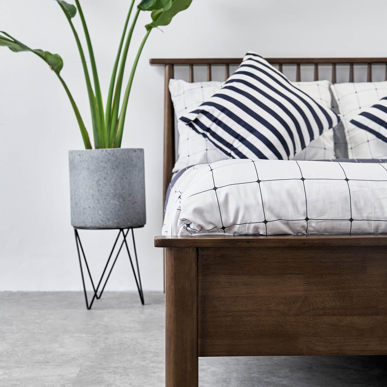 Giường Cloud - Walnut