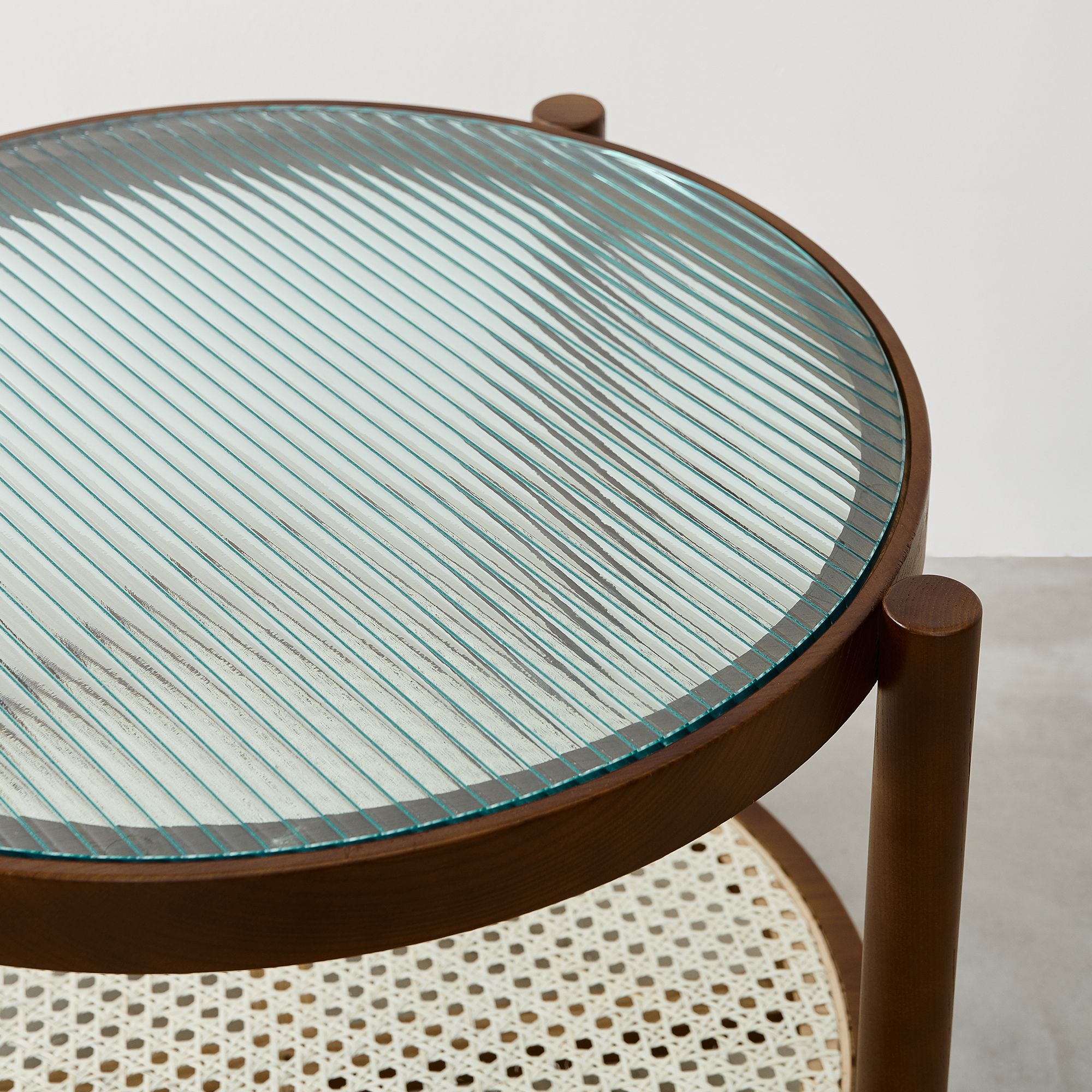 Bàn Rattan - Dark Walnut