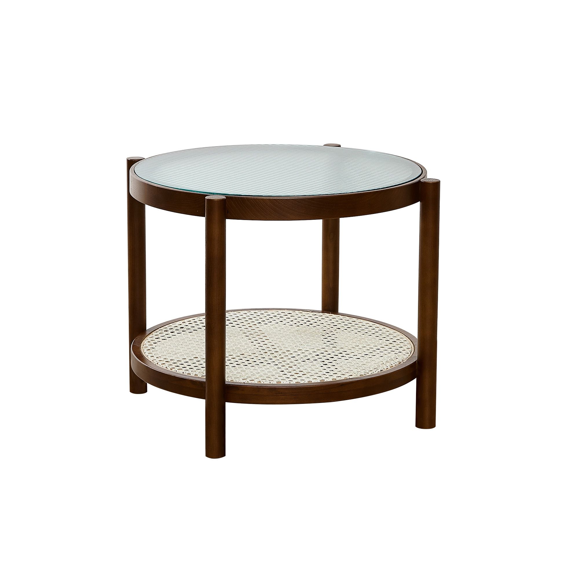 Bàn Rattan - Dark Walnut