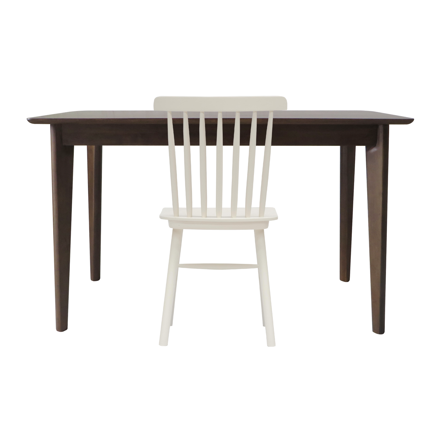 Bộ Bàn Làm Việc 15 - Walnut & White