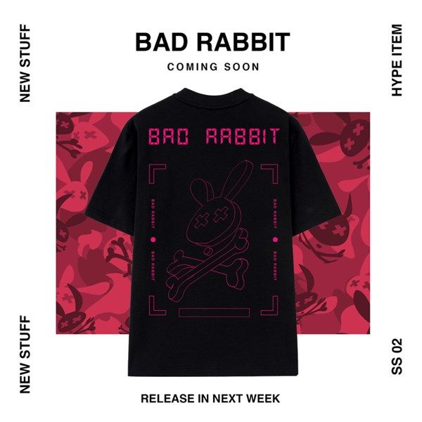 BADRABBIT 3D ICON TEE