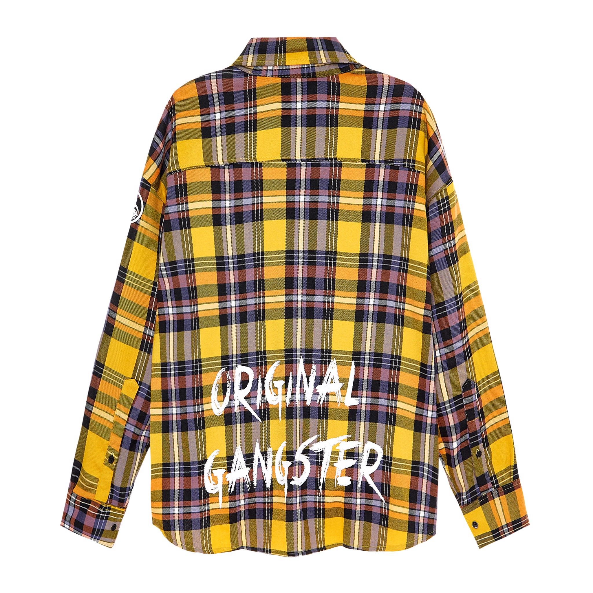 Half Zip Flannel Shirt