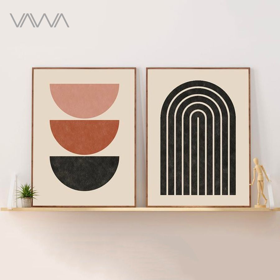 Tranh tối giản Minimalist - ArticraftCreatives bộ 3 bức