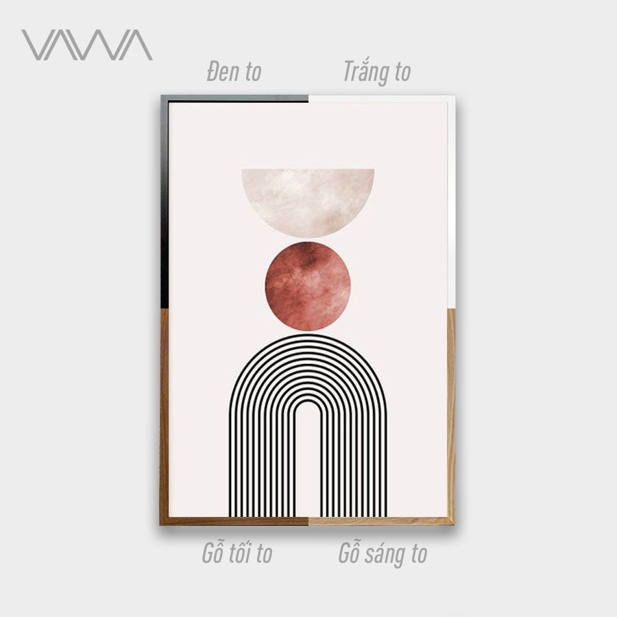 Tranh tối giản Minimalist - Bộ 5 tranh