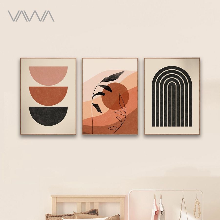 Tranh tối giản Minimalist - ArticraftCreatives bộ 3 bức