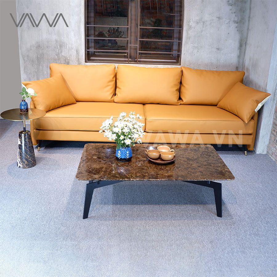 1Bàn trà sofa đẹp Spider mặt đá