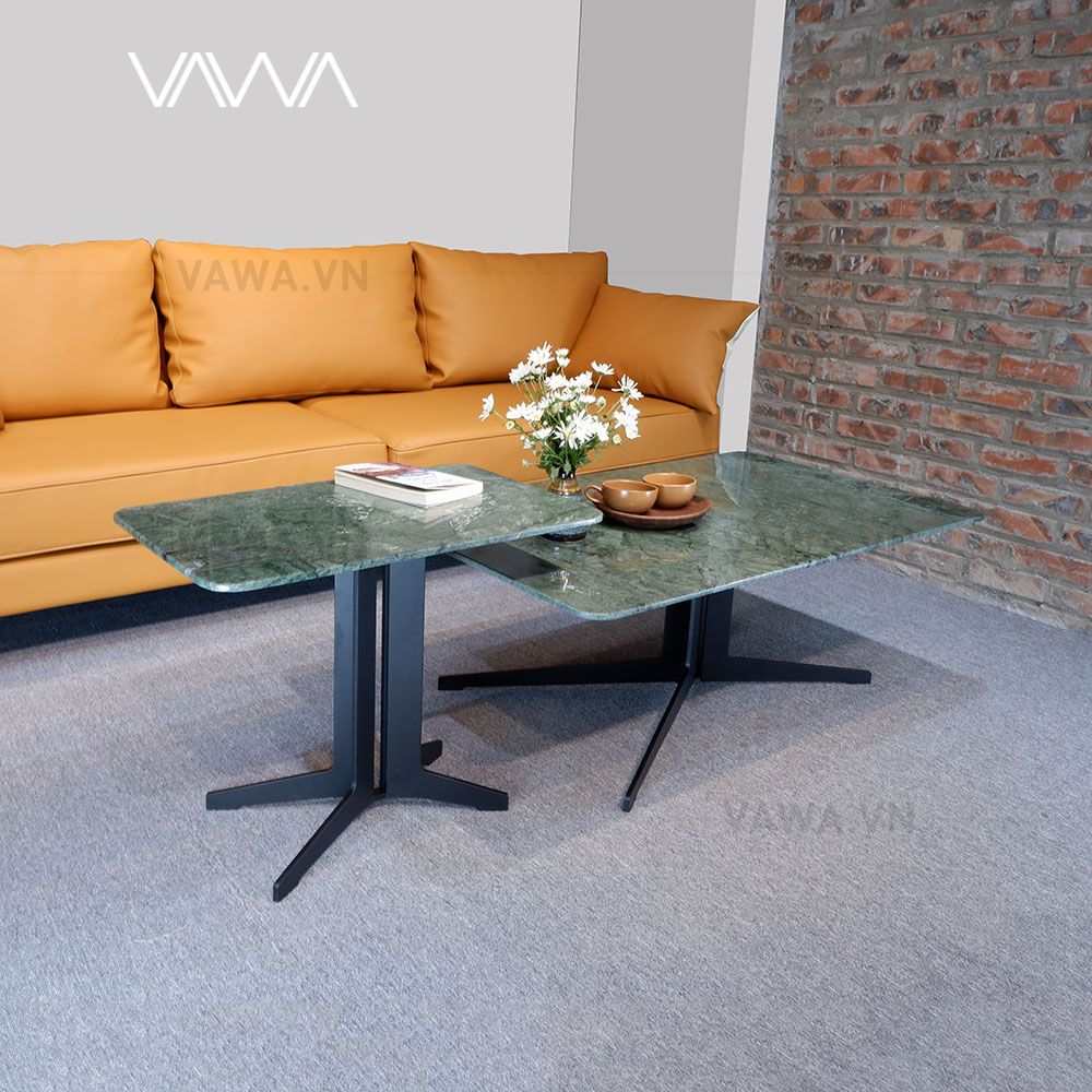1Bàn trà sofa đẹp Star mặt đá
