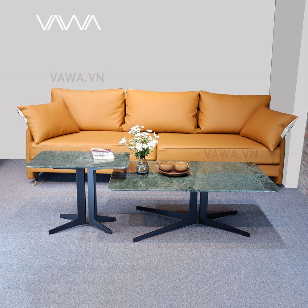 1Bàn trà sofa đẹp Star mặt đá
