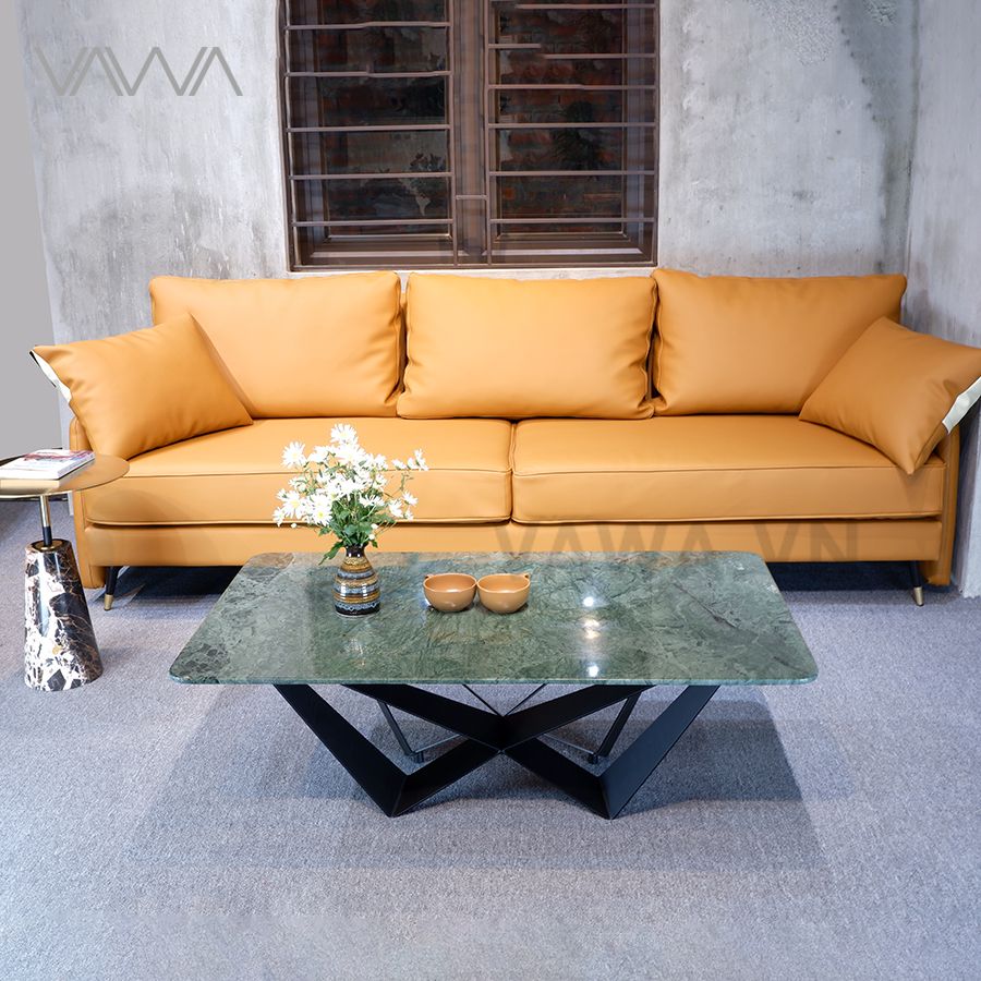1Bàn trà sofa đẹp Diamond mặt đá