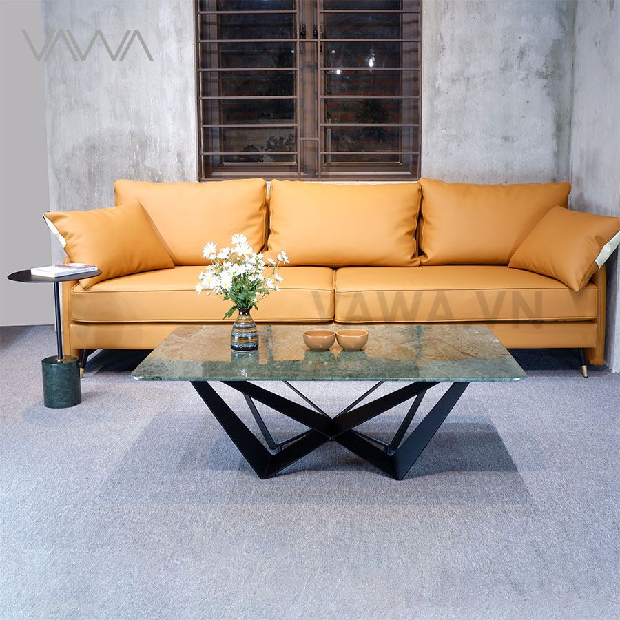 1Bàn trà sofa đẹp Diamond mặt đá