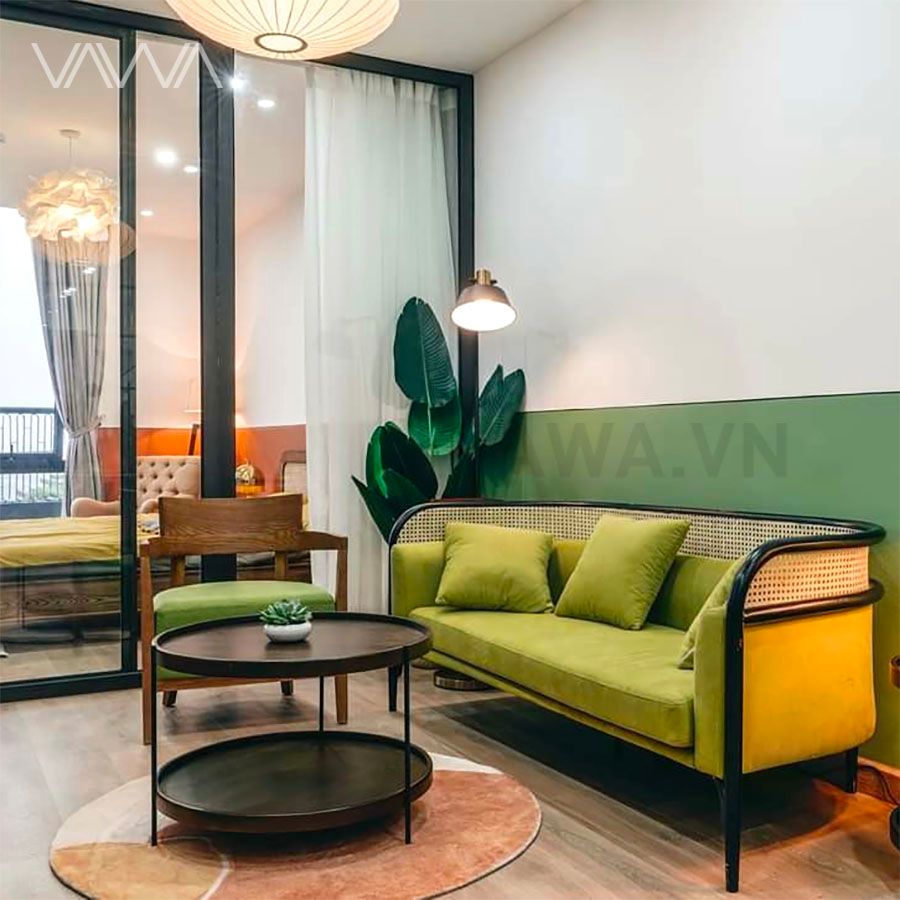 Bàn trà sofa gỗ 2 tầng Humla - Humla tea table