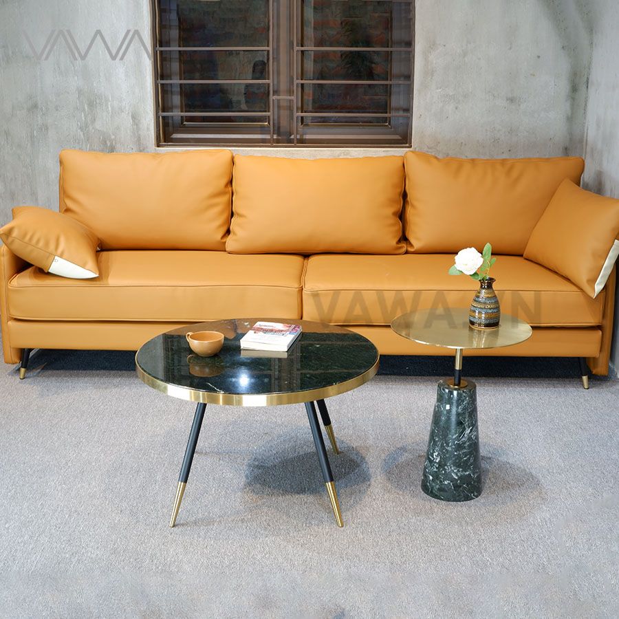 Bàn trà sofa đẹp mặt đá nhập Ý