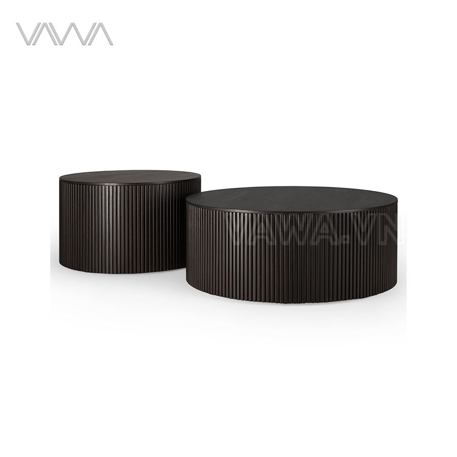 Bàn trà sofa nan gỗ Roller