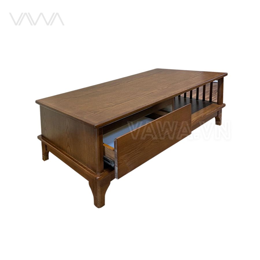 Bàn trà sofa nan gỗ Wabi Sabi