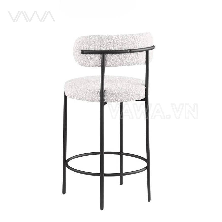 Ghế quầy bar hiện đại chân sắt