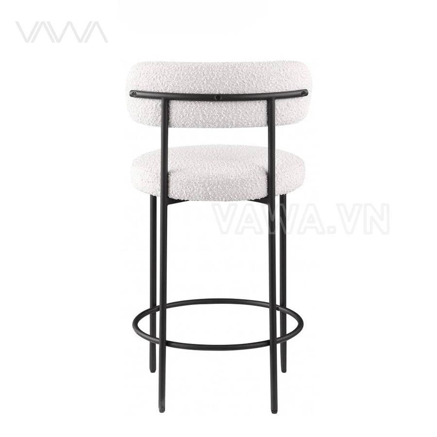 Ghế quầy bar hiện đại chân sắt