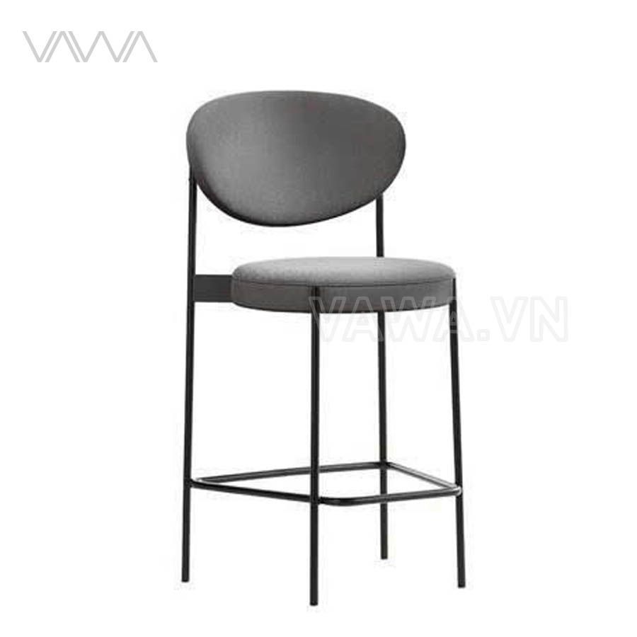 Ghế quầy bar hiện đại tối giản chân sắt