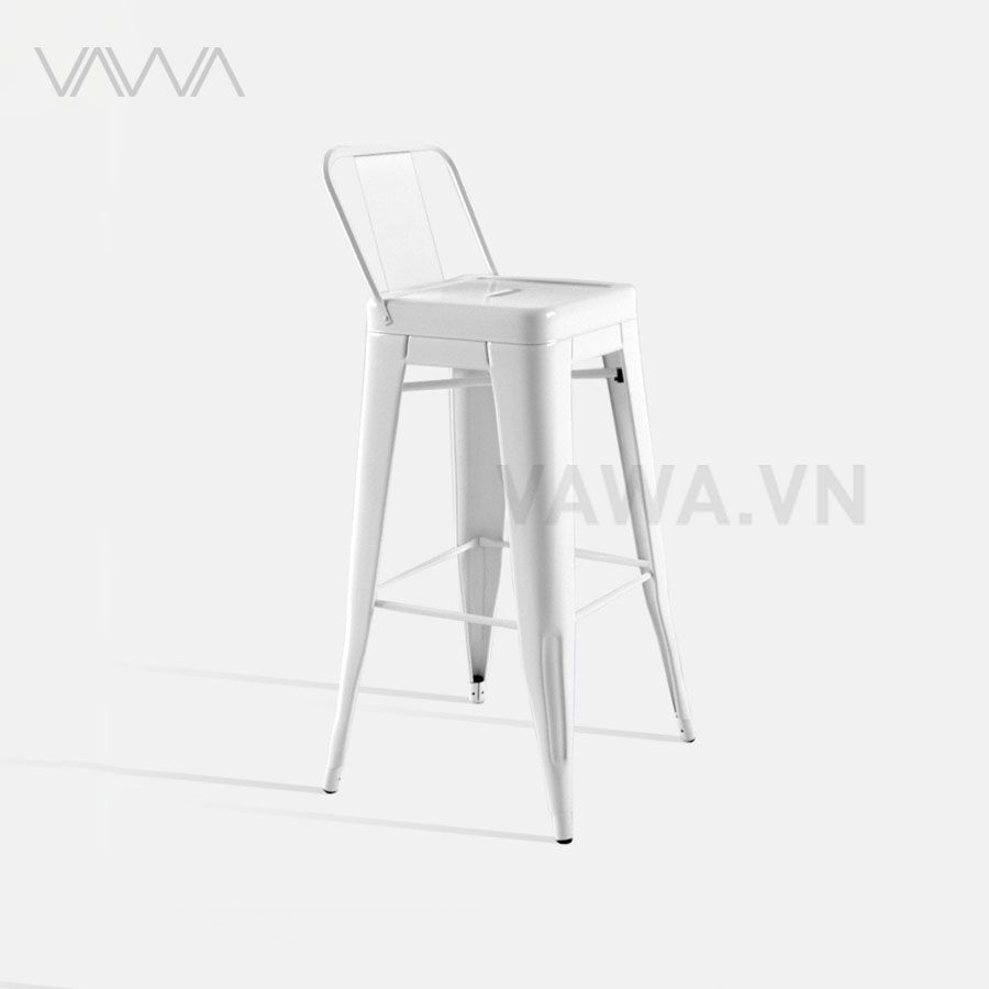 Ghế quầy bar Tolix - Ghế đẩu chân sắt