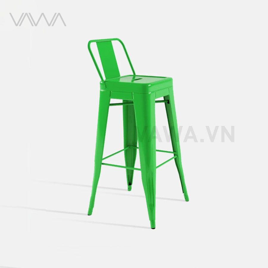 Ghế quầy bar Tolix - Ghế đẩu chân sắt