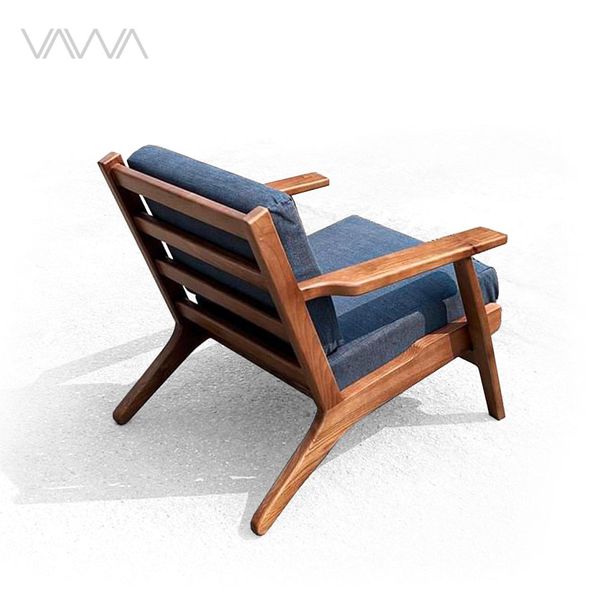 Sofa đơn gỗ - Ghế đọc sách - Armchair