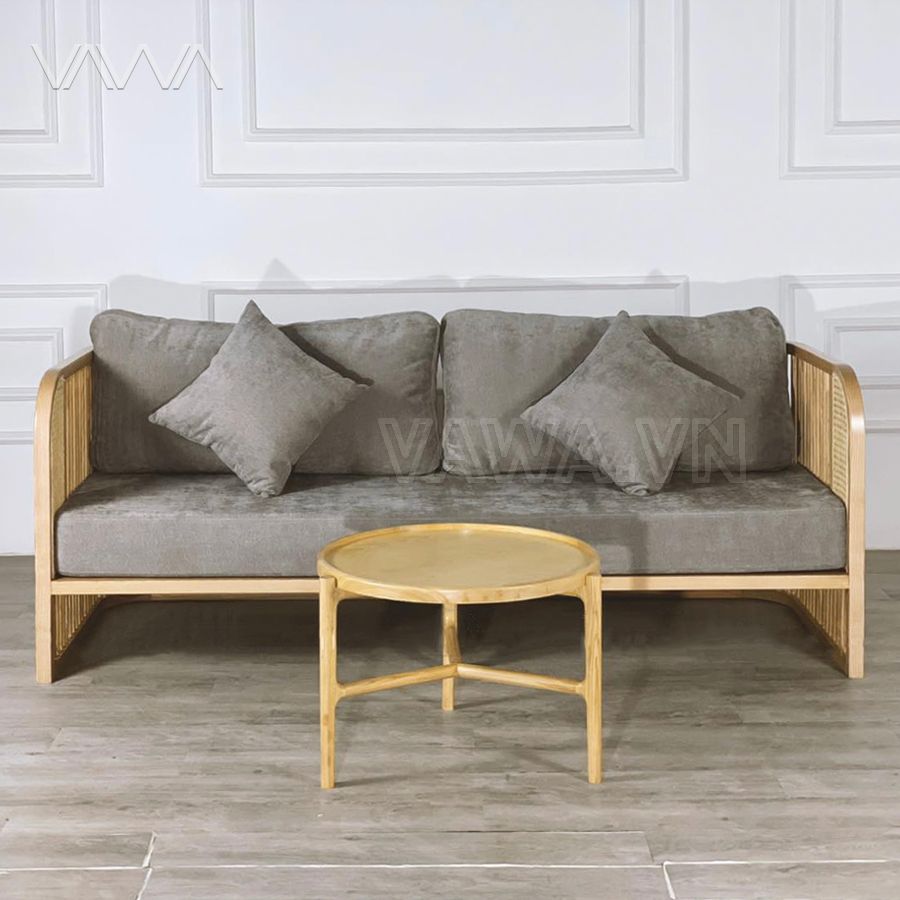 Sofa Rustic nan gỗ - Sofa gỗ Indochine