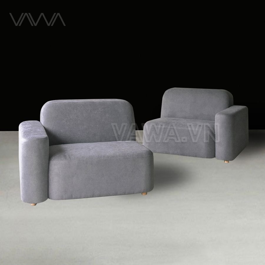 1Sofa văng bọc nỉ Minimalist Soft