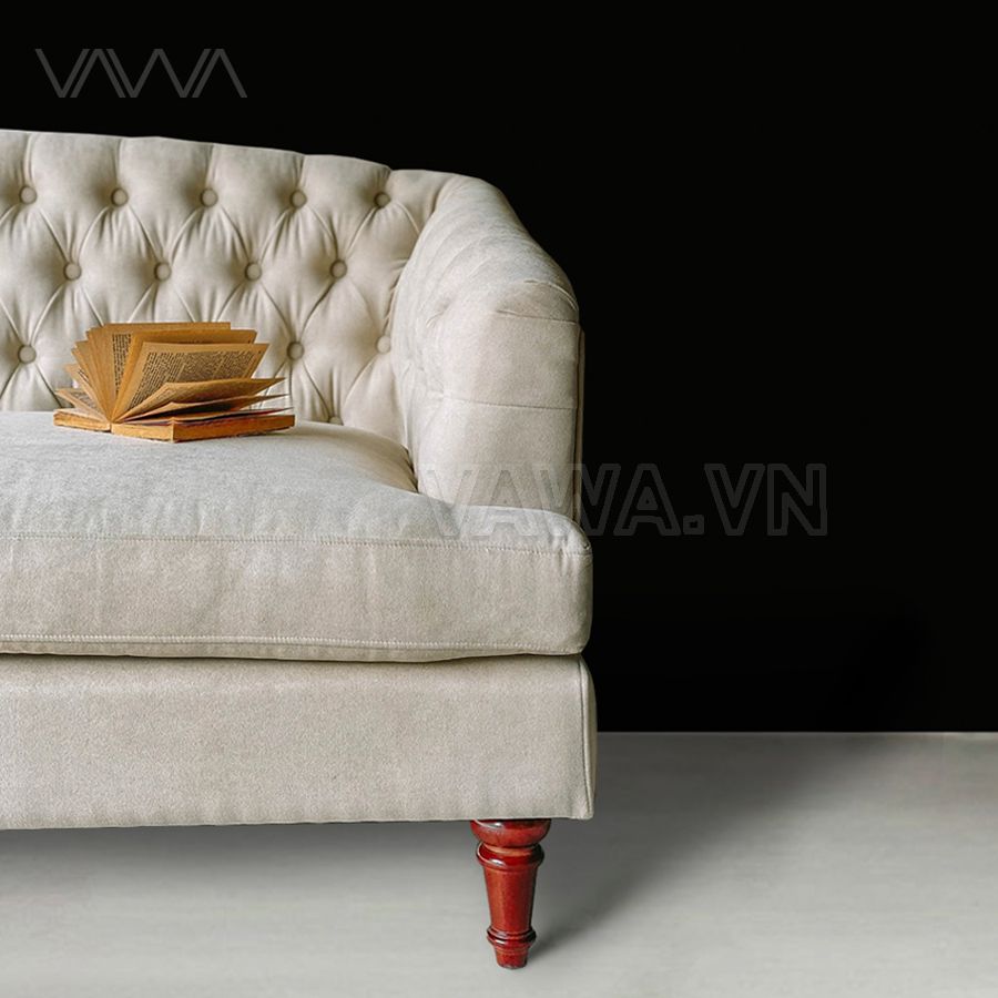 Sofa văng tân cổ rít cúc - sofa đẹp Hà Nội
