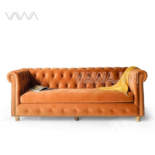 Sofa Văng Tân Cổ Rít Cúc Pearl Hà Nội