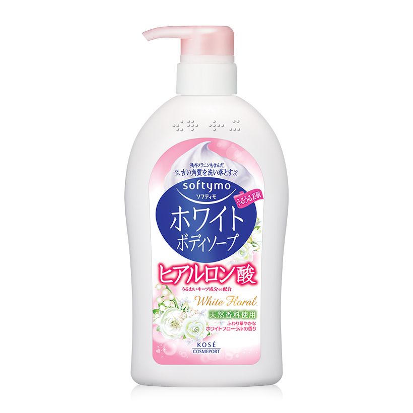 SỮA TẮM TRẮNG SÁNG DA KOSÉ COSMEPORT SOFTYMO WHITE BODY SOAP HB (WHITE FLORAL)