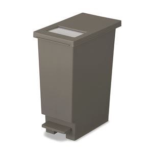 THÙNG RÁC NHỰA CÓ NẮP 【MÀU NÂU 20L】 S 2WAY SẢN XUẤT TẠI NHẬT BẢN
