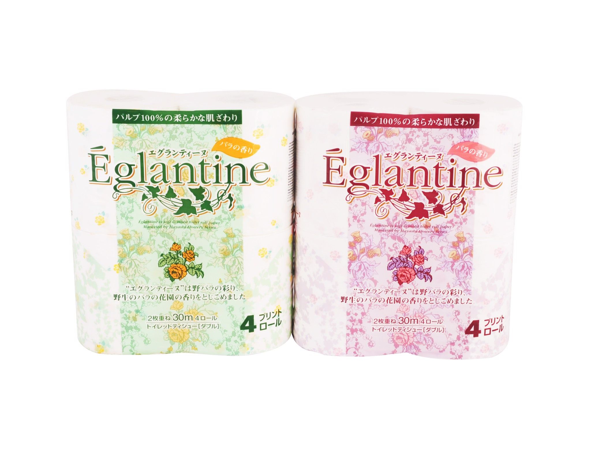 GIẤY VỆ SINH EGLANTINE 4 CUỘN