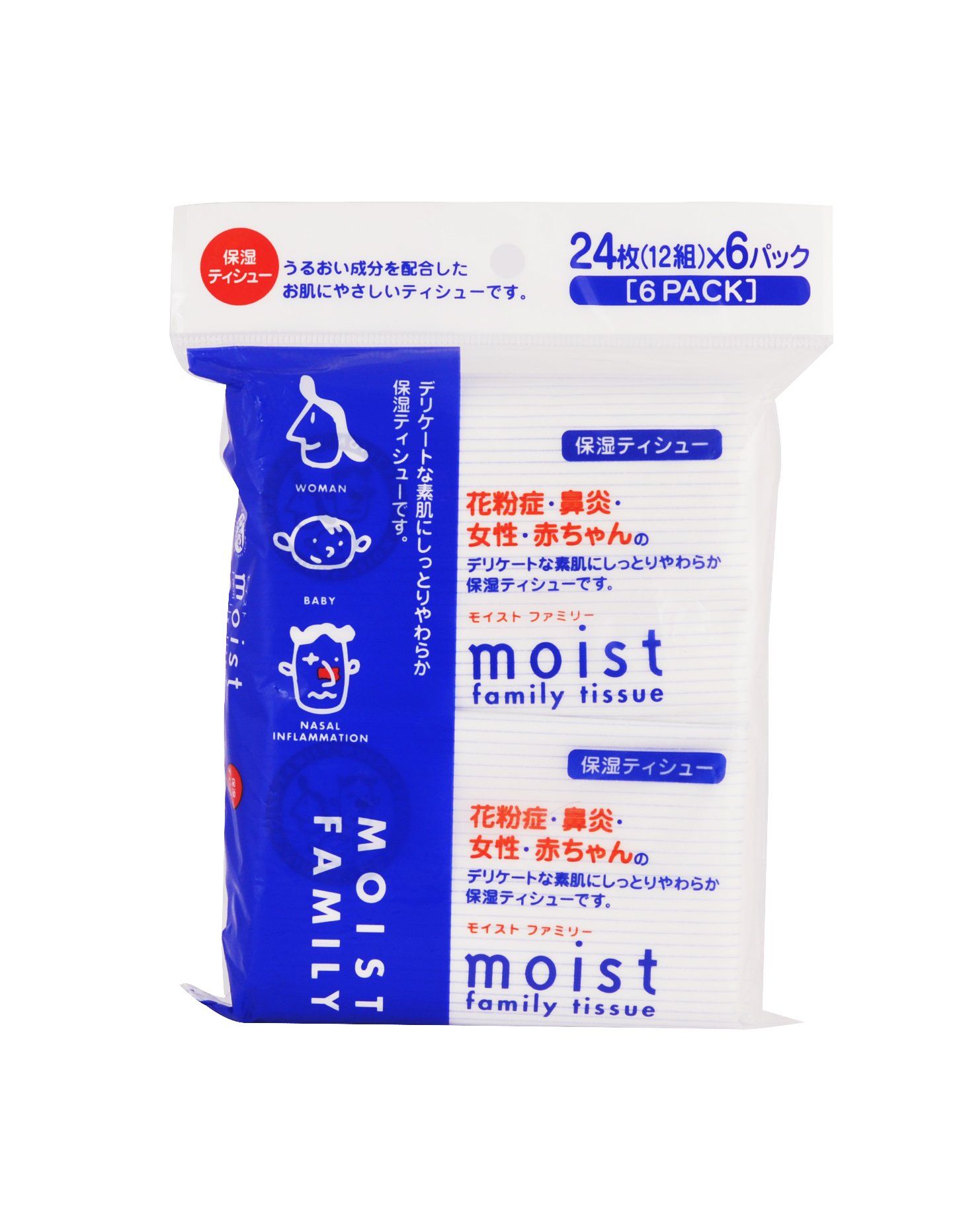 KHĂN GIẤY BỎ TÚI MOIST FAMILY 6 GÓI