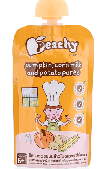 SÚP BÍ ĐỎ, SỮA BẮP VÀ KHOAI TÂY NGHIỀN - PEACHY