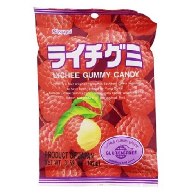 KẸO DẺO VỊ VẢI (KASUGAI) 102G