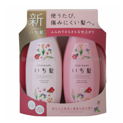 Combo dầu gội - xả dưỡng phục hồi Ichikami 480ml + 480g